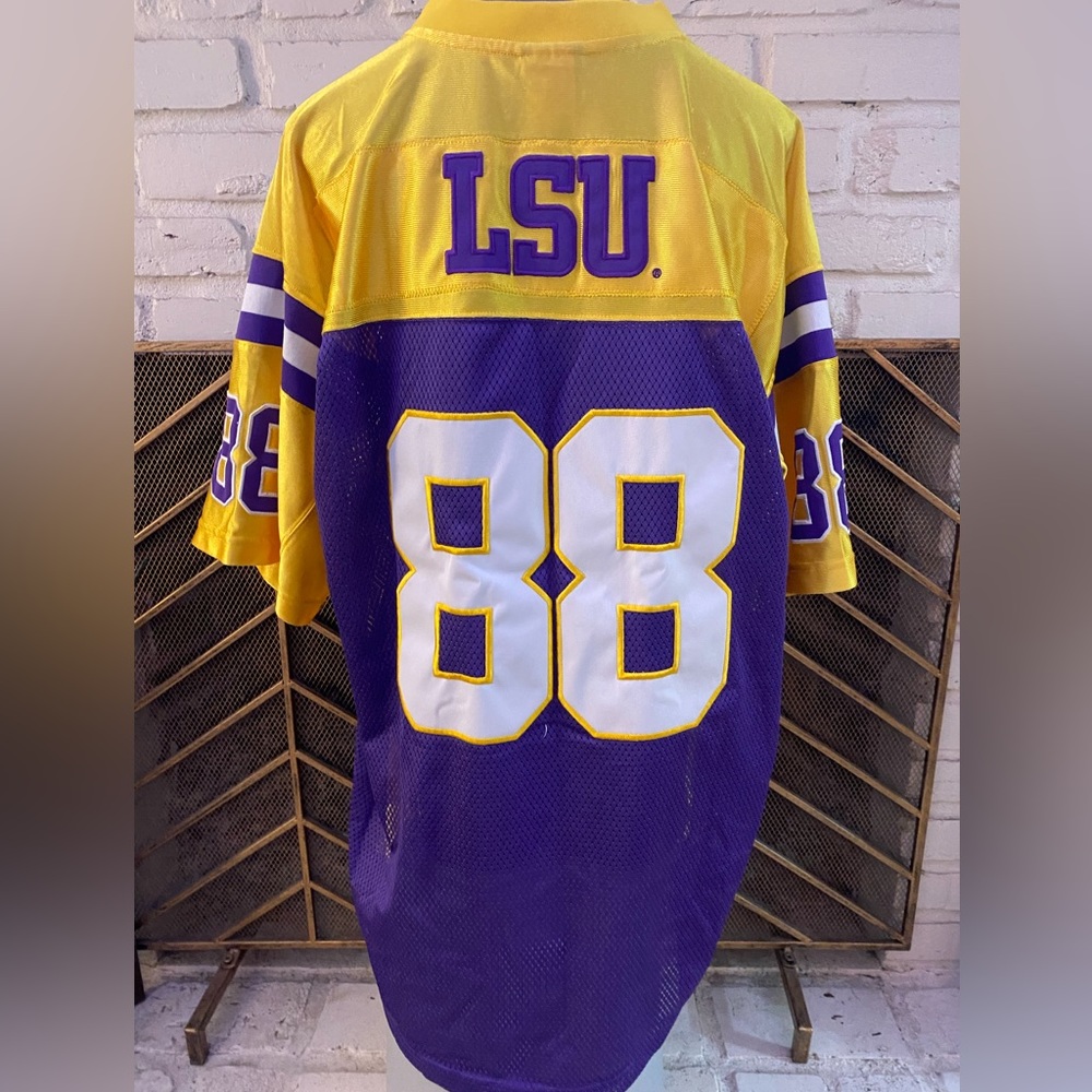 Vintage Stitched LSU Tigers #88 Football Jersey Size Medium